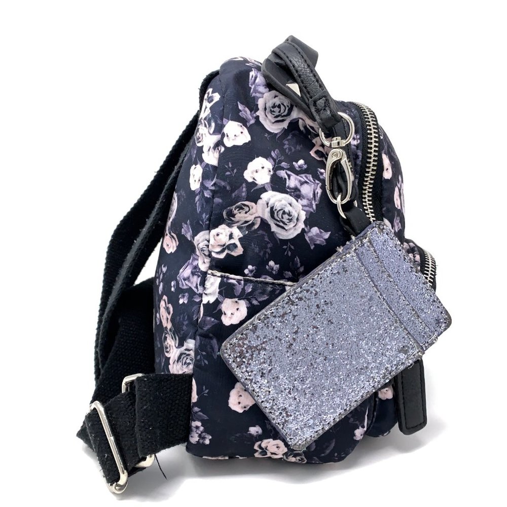 Madden Girl Mini Floral Backpack School Travel View 4